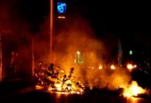 Hubo protestas por apagones en Puerto La Cruz