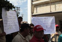 Contratistas de Corpoelec protestan en Inspectoría del Trabajo