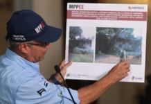 Ministro Motta Domínguez denunció actos vandálicos en la península de Paraguaná
