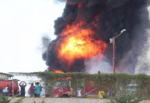 Se incendia almacén de Corpoelec en la vía al Aeropuerto