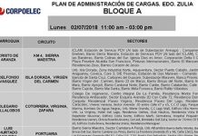 Cortes eléctricos de cuatro horas en Zulia anuncia Corpoelec