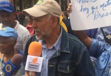 Trabajadores eléctricos protestan en la Vicepresidencia