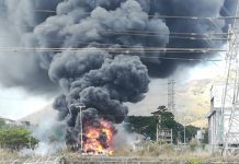 Reportan voraz incendio en la subestación eléctrica de Villa de Cura (Fotos y Video)