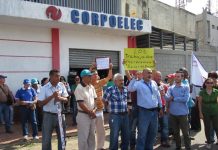 Solicitan reenganche de 15 trabajadores de Corpoelec despedidos por protestar