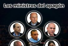 Los ministros del apagón