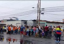 En Los Llanos salieron a protestar en contra de los apagones