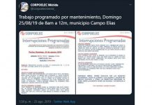 Merideños continúan padeciendo largos cortes de electricidad ante el silencio de Corpoelec