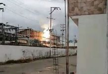 Se registró explosión en planta eléctrica en el Sur del Lago