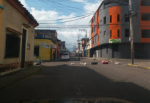 Encapuchados protestan en alrededores de la Universidad Católica del Táchira