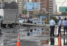 Chubasco afectó 21 circuitos eléctricos en Maracaibo y San Francisco
