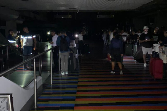 sinluz aeropuerto