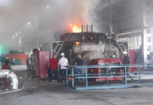 Incendio en turbina de termoeléctrica Ramón Laguna del Zulia fue controlado