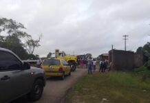 Protestan en la vía nacional del Zamuro por fallas en el servicio eléctrico