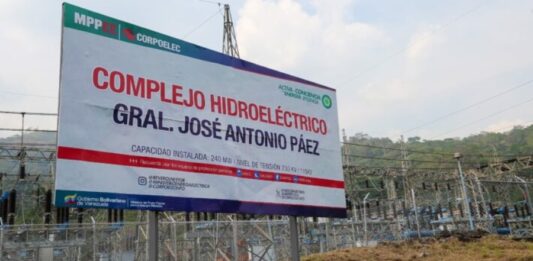 Complejo Hidroeléctrico General José Antonio Páez es reactivado en el estado Barinas